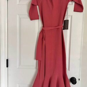 New York & Company Coral Long Sleeve Dress